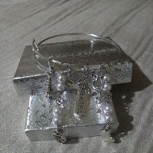 Paris themed charm bracelet, handmade bracelet